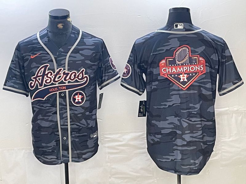 Men Houston Astros Blank Camo Jointly 2024 Nike MLB Jersey style 10->houston astros->MLB Jersey